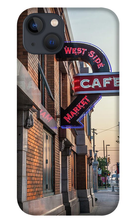 West Side Market iPhone 13 Case featuring the photograph WestSideMarketCafe by Lon Dittrick