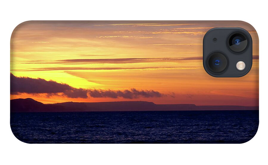 Sunrise iPhone 13 Case featuring the photograph Weymouth to Purbeck by Baggieoldboy