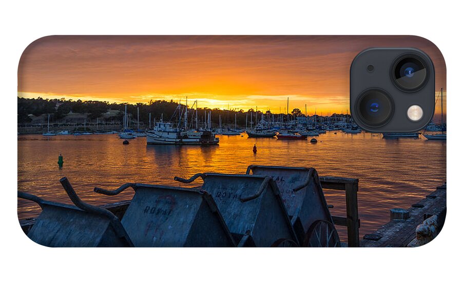 Monterey iPhone 13 Case featuring the photograph Wharf Sunset by Derek Dean