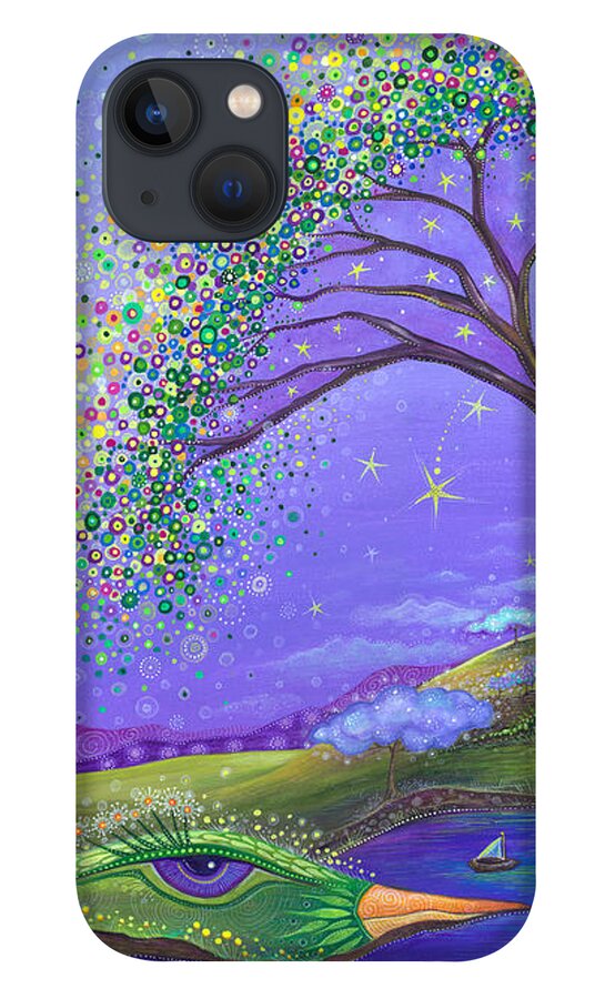 Dreamscape iPhone 13 Case featuring the painting What a Wonderful World by Tanielle Childers