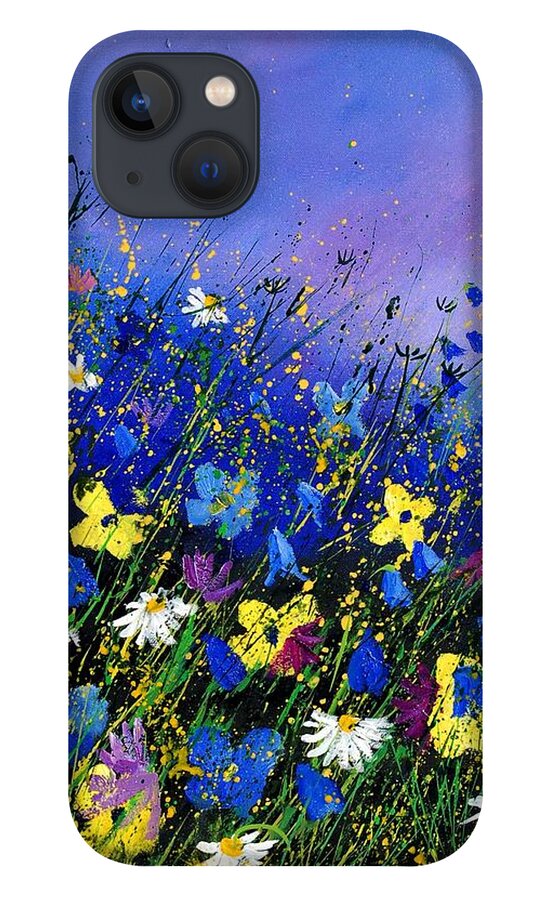 Flowers iPhone 13 Case featuring the painting Wild flowers 560908 by Pol Ledent