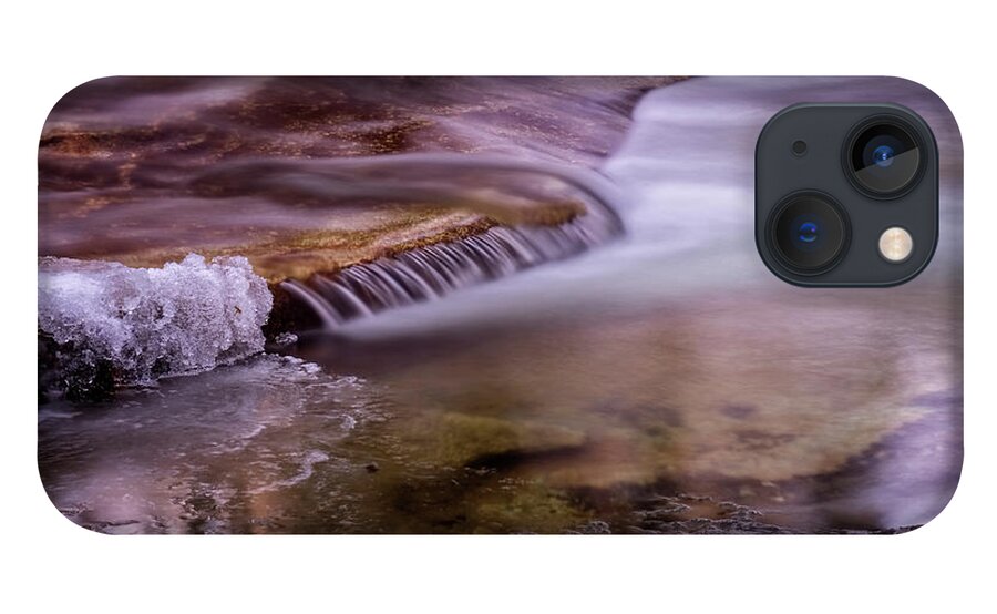 Stickney Brook iPhone 13 Case featuring the photograph Winter Brook by Tom Singleton