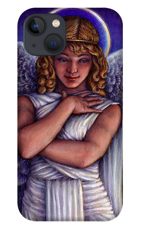 Angel iPhone 13 Case featuring the painting Witness to Perfection by Jane Bucci