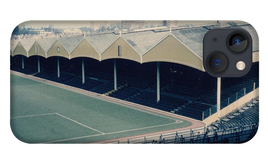Stadium iPhone 13 Case featuring the photograph Wolverhampton - Molineux - Molineux Street Stand 2 - Leitch - 1970s by Legendary Football Grounds
