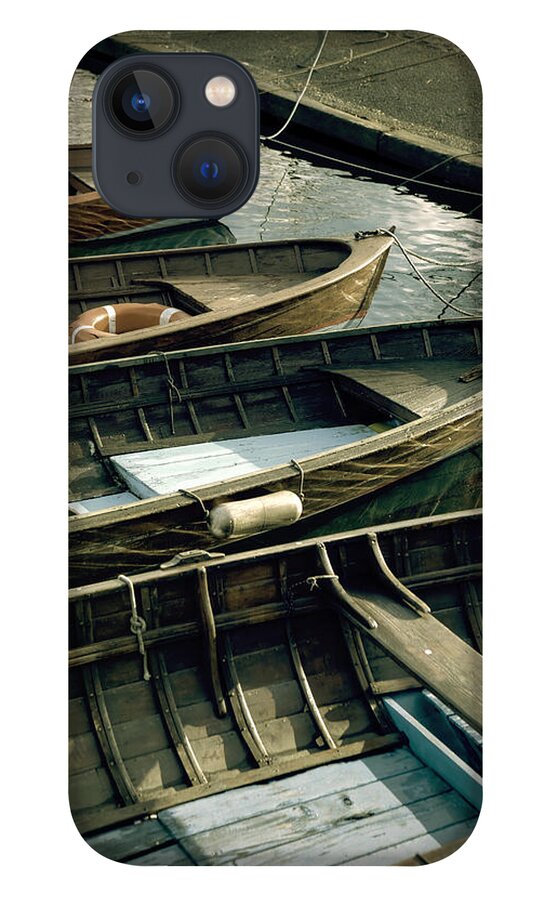 Boat iPhone 13 Case featuring the photograph Wooden Boats by Joana Kruse
