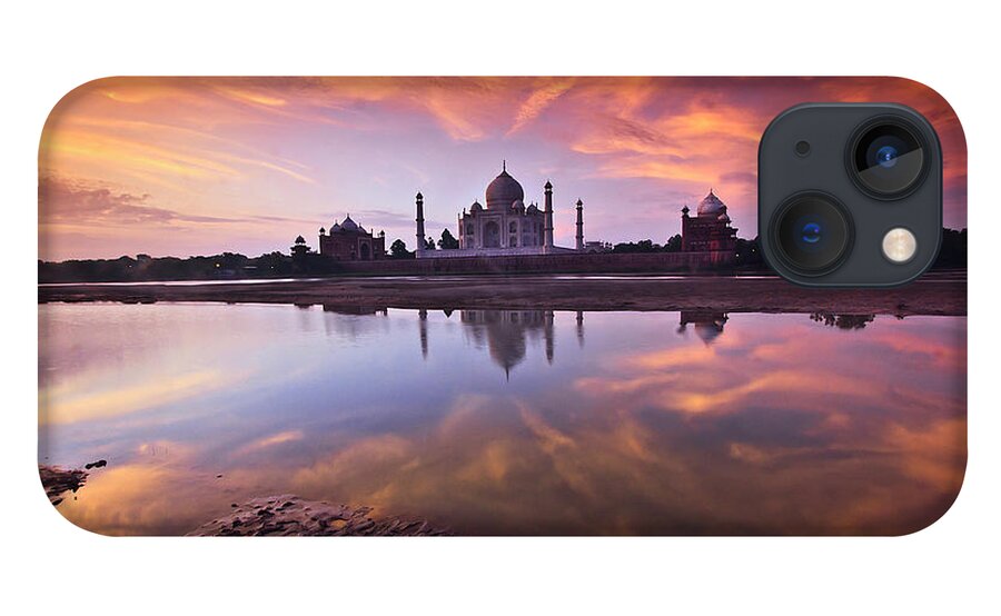 Outdoors iPhone 13 Case featuring the photograph . The Taj by Photograph By Ashique