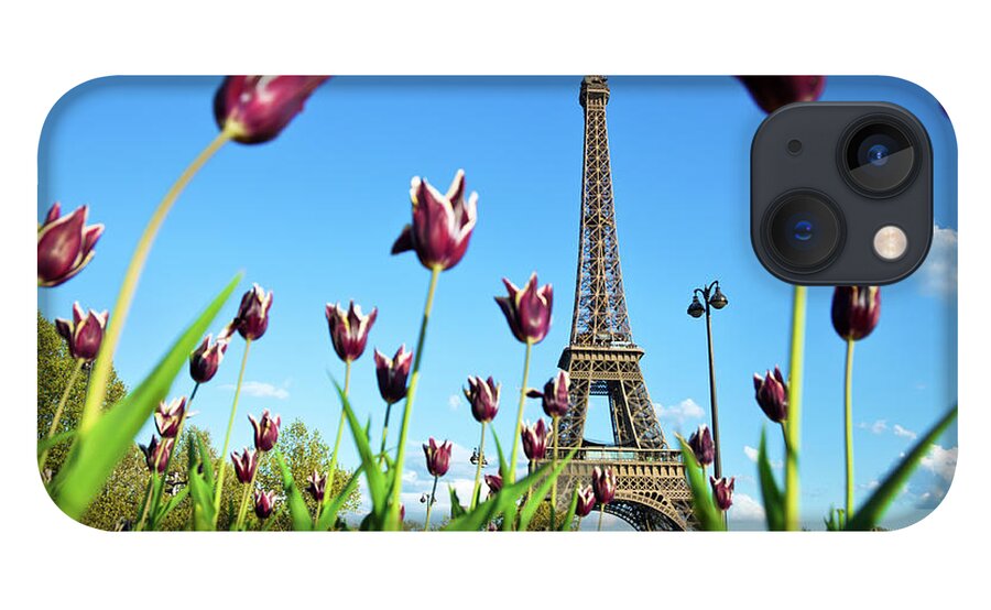 Scenics iPhone 13 Case featuring the photograph Eiffel Tower In Paris, France #1 by Nikada