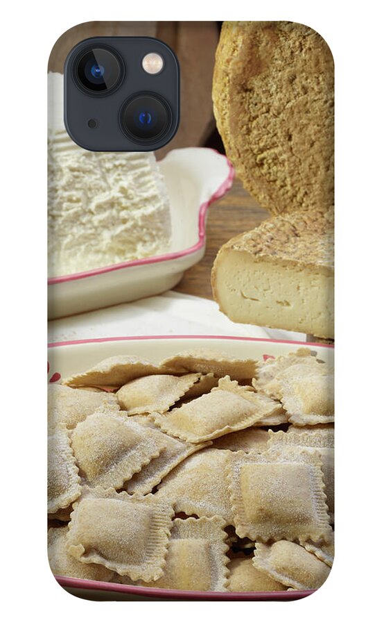 Italian Food iPhone 13 Case featuring the photograph Italian Ravioli Pasta With Ricotta #1 by Buena Vista Images