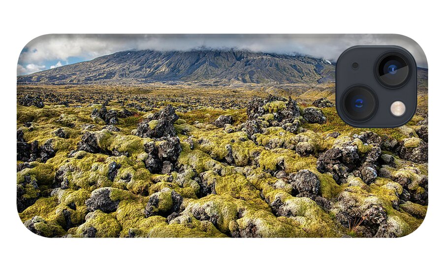 Iceland iPhone 13 Case featuring the photograph Lava Field of Iceland by David Letts