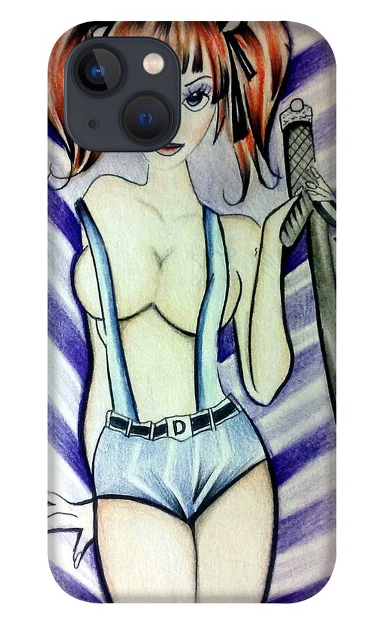 Prison Art iPhone 13 Case featuring the drawing Unknown #13 by Unknown