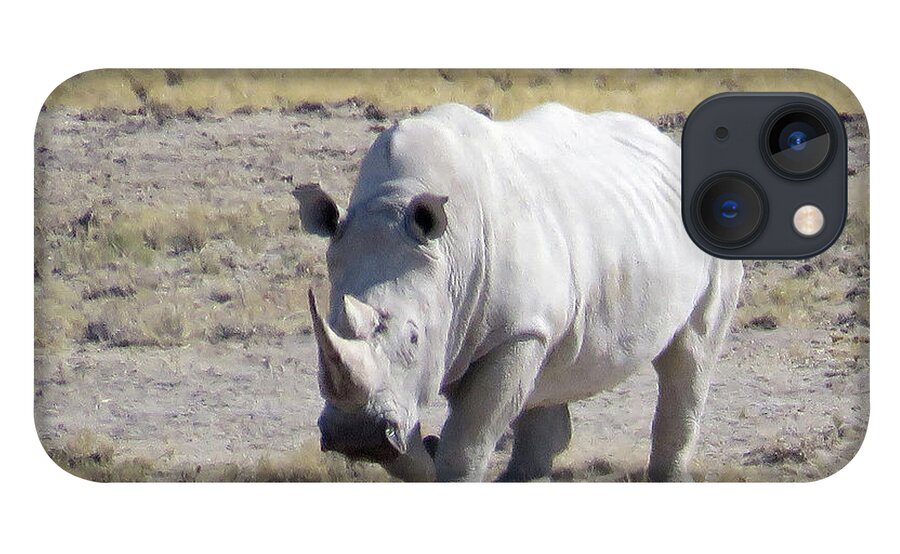 Rhino iPhone 13 Case featuring the photograph Rhino #2 by Eric Pengelly