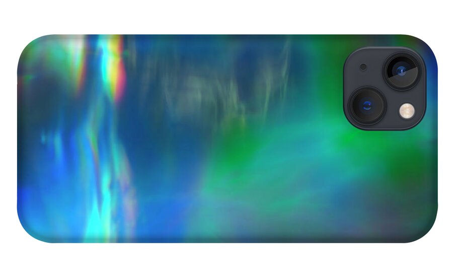 Full Frame iPhone 13 Case featuring the photograph Shiny Multi Colored Background #2 by Level1studio