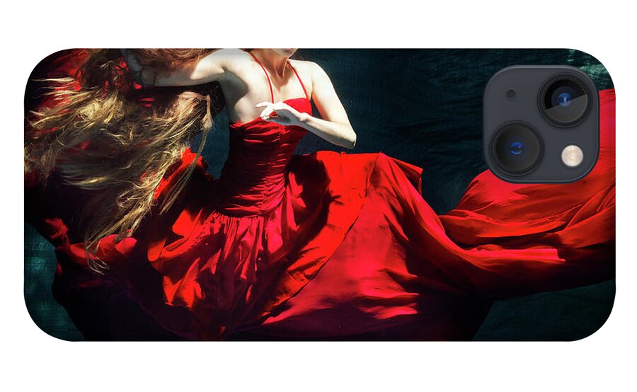 Ballet Dancer iPhone 13 Case featuring the photograph Female Dancer Performing Under Water #3 by Henrik Sorensen