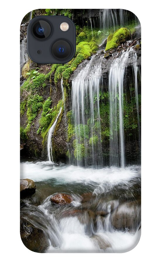 Scenics iPhone 13 Case featuring the photograph Falling Water #4 by Ooyoo