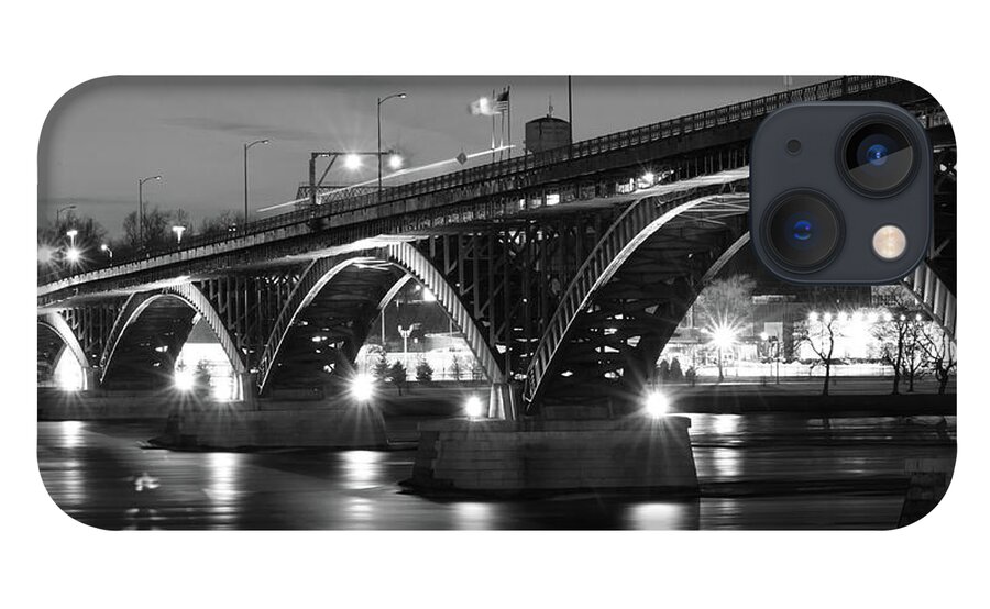 Outter Harbor iPhone 13 Case featuring the photograph Peace Bridge #5 by Dave Niedbala