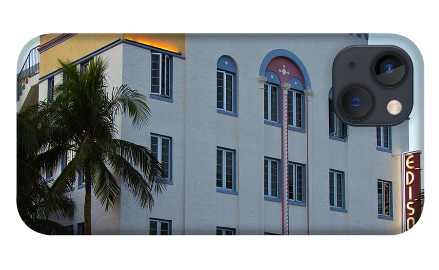 Art Deco iPhone 13 Case featuring the photograph Art Deco - South Beach - Miami Beach by Richard Krebs