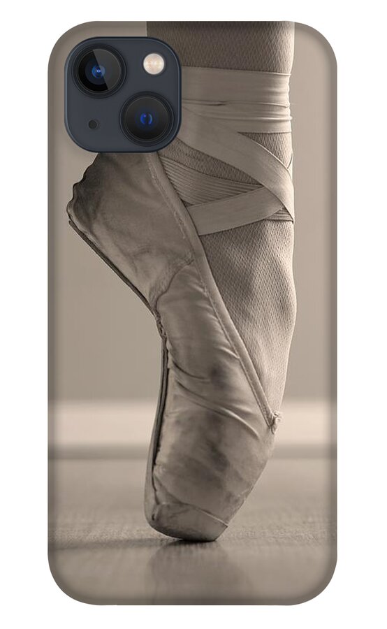 Ballet Dancer iPhone 13 Case featuring the photograph A Ballerinas Foot En Pointe by Tetra Images