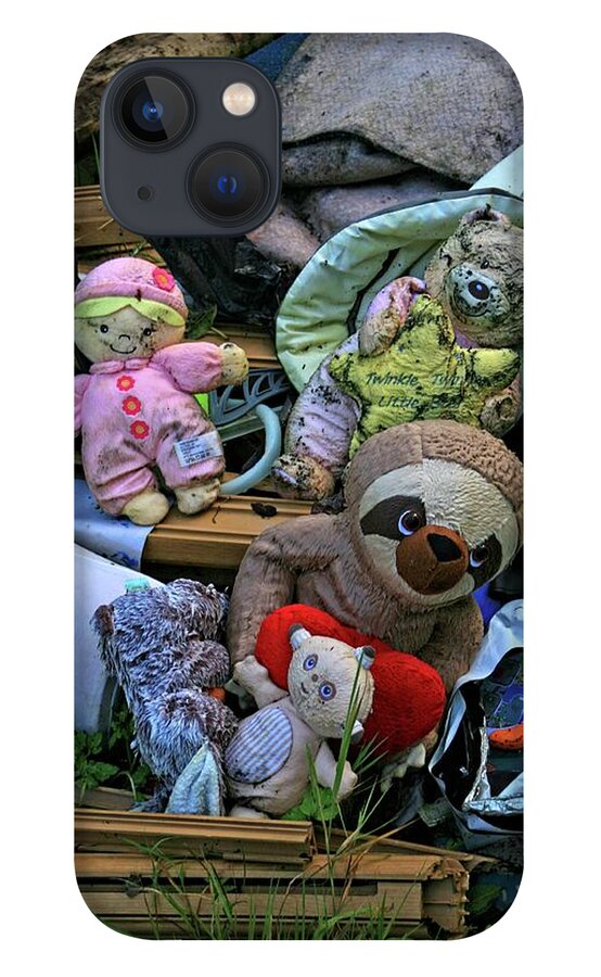 Abandoned Toys iPhone 13 Case featuring the photograph Abandoned toys by Martin Smith