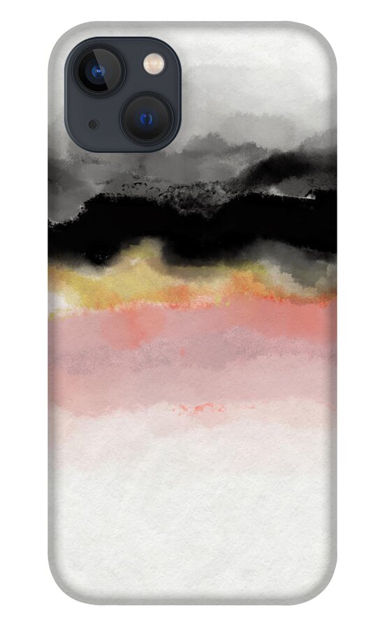 Abstract iPhone 13 Case featuring the mixed media Abiding 1- Art by Linda Woods by Linda Woods