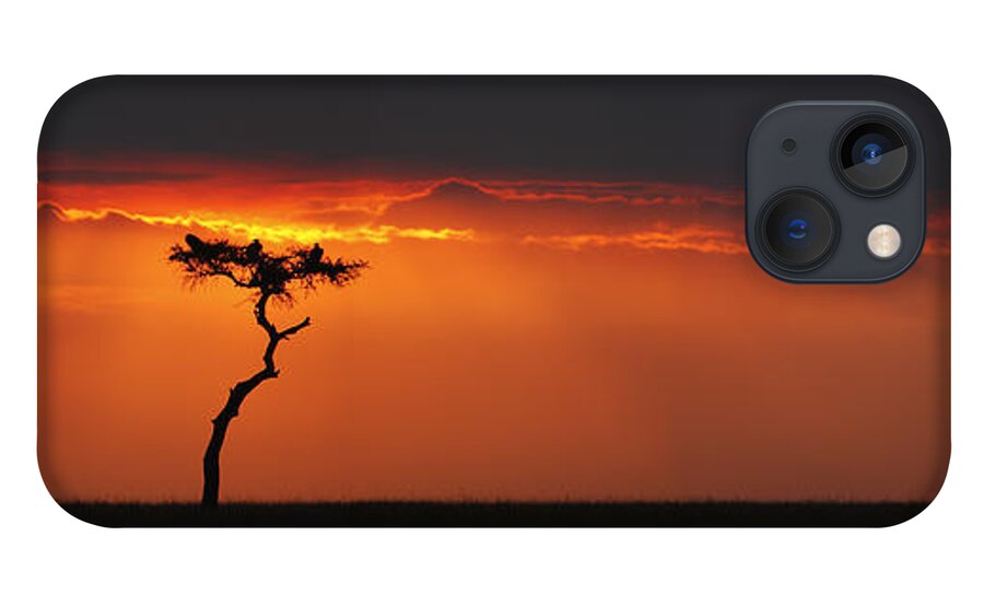 Scenics iPhone 13 Case featuring the photograph African Sunset by Gp232