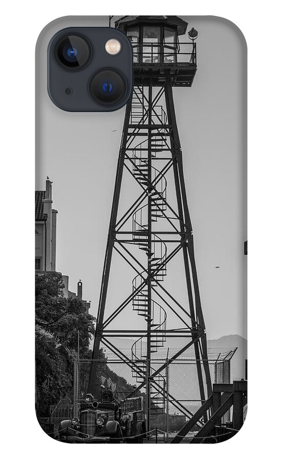 San Francisco iPhone 13 Case featuring the photograph Alcatraz Light house by Stuart Manning
