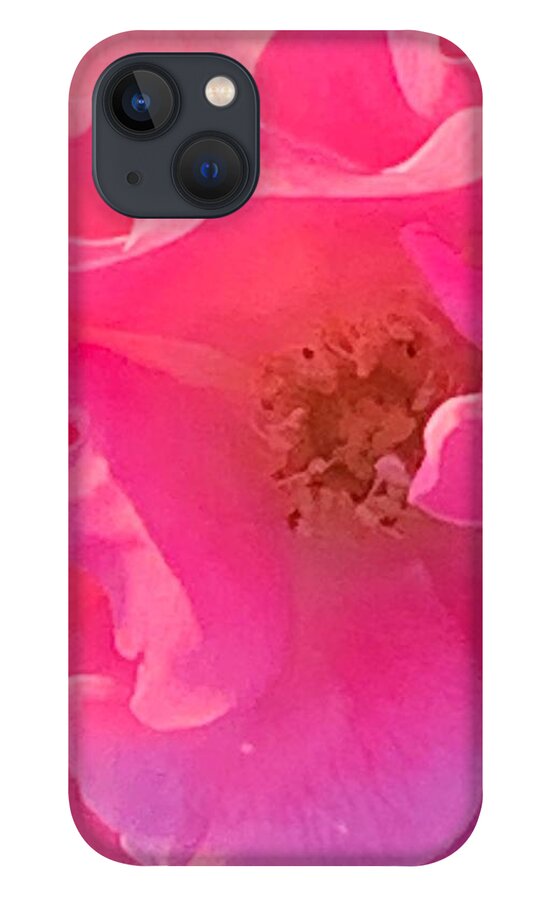 Rose iPhone 13 Case featuring the photograph Saint Therese's Answer In A Rose by Tiesa Wesen