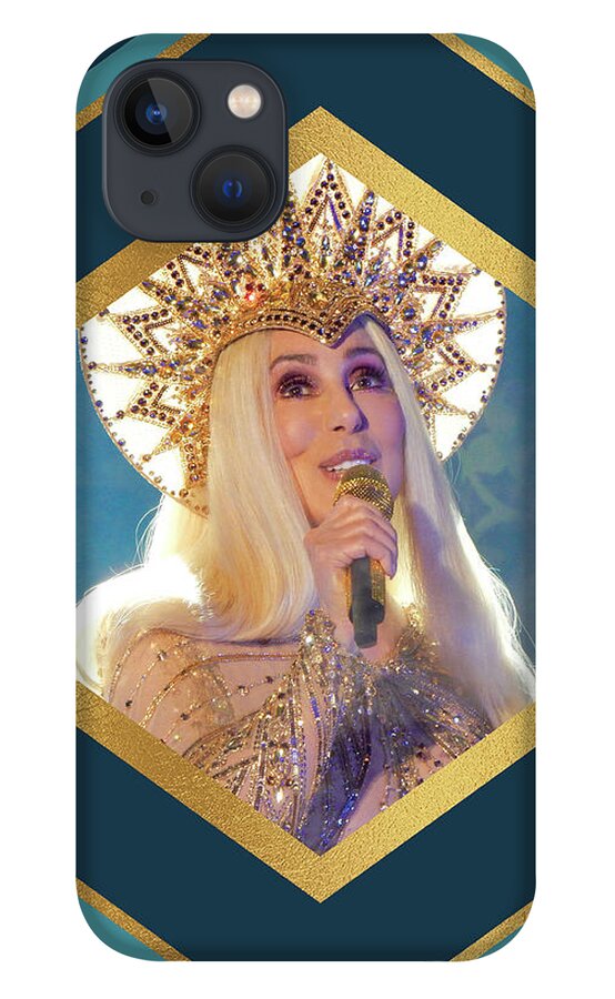 Cher iPhone Case featuring the digital art Queen Cher by Cher Style