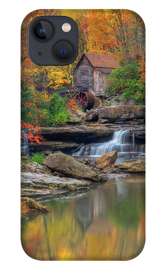 Glade Creek Grist Mill iPhone 13 Case featuring the photograph Autumn at Glade Creek by Kristen Wilkinson