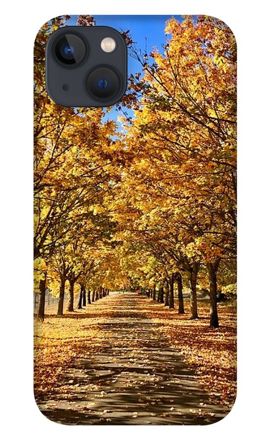 Autumn iPhone 13 Case featuring the photograph Autumn Road by Brian Eberly