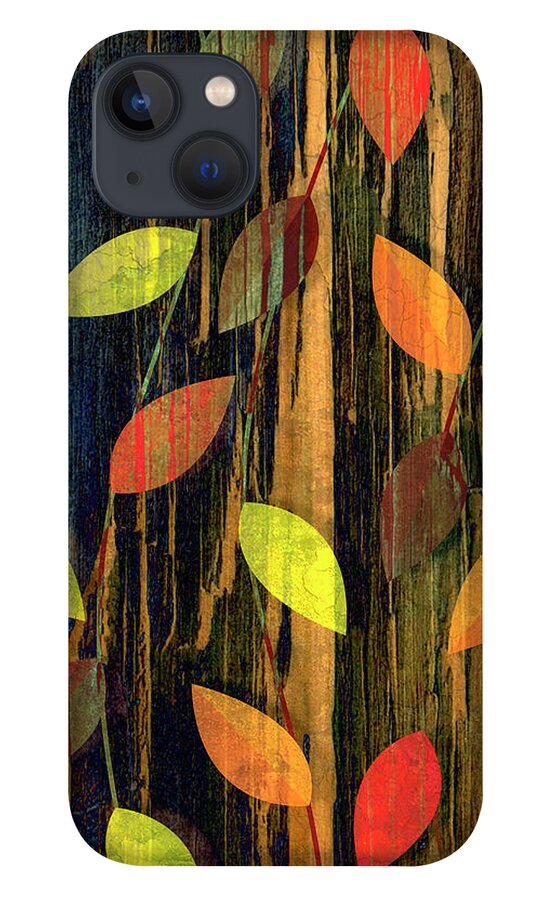 Season iPhone 13 Case featuring the digital art Autumn Season Leaves by Jupiterimages