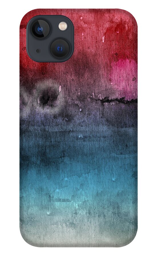 Abstract iPhone 13 Case featuring the painting Awakened 4- Abstract Art by Linda Woods by Linda Woods