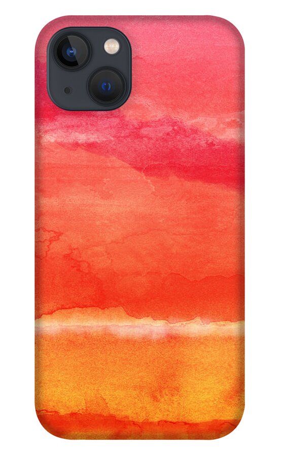 Abstract iPhone 13 Case featuring the painting Awakened 5 - Art by Linda Woods by Linda Woods