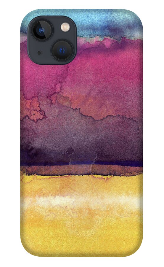 Abstract iPhone 13 Case featuring the painting Awakened 6- Art by Linda Woods by Linda Woods
