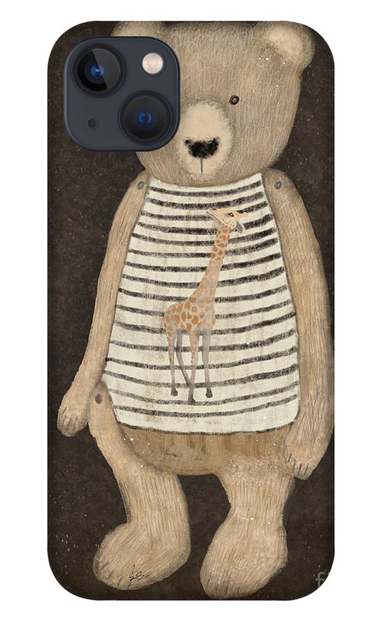 Bears iPhone 13 Case featuring the painting Bailey Bear by Bri Buckley