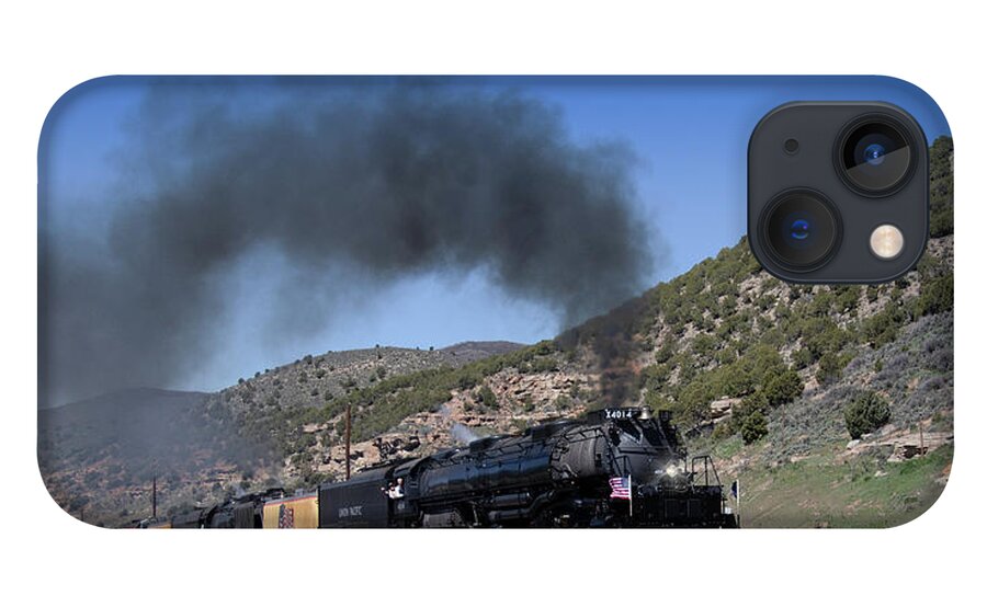 Train iPhone 13 Case featuring the photograph Big Boy at Echo Canyon by Laura Terriere