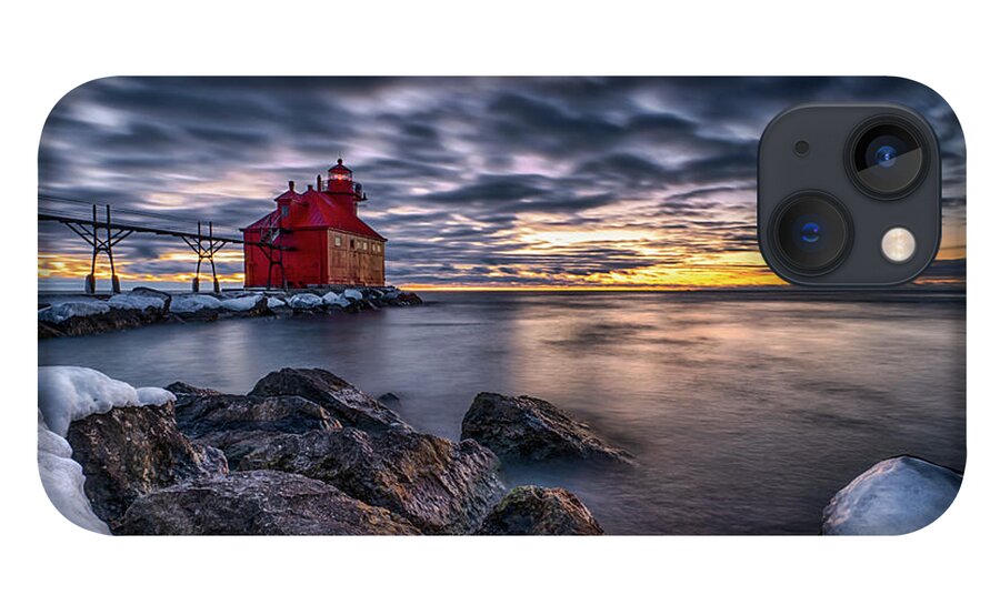 Lighthouse iPhone 13 Case featuring the photograph Big Red by Brad Bellisle