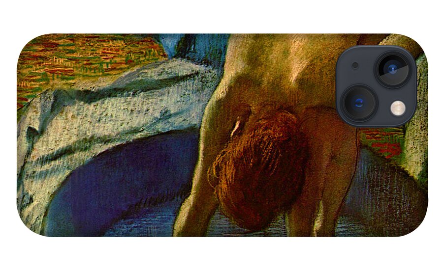 Post Modern iPhone 13 Case featuring the digital art Blend 14 Degas by David Bridburg