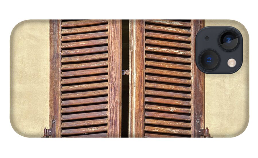 Window iPhone 13 Case featuring the photograph Brown Window of Florence by David Letts