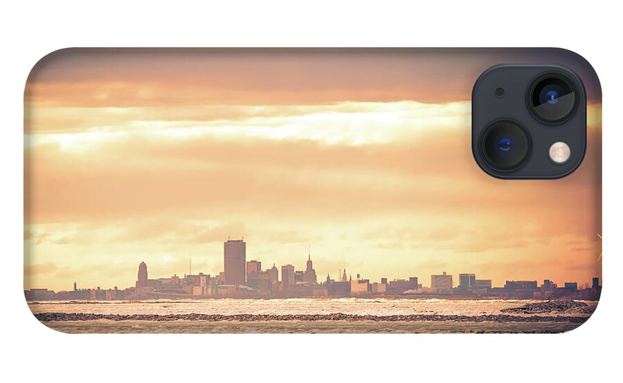 Sunset iPhone 13 Case featuring the photograph Buffalo, NY Sunset by Dave Niedbala
