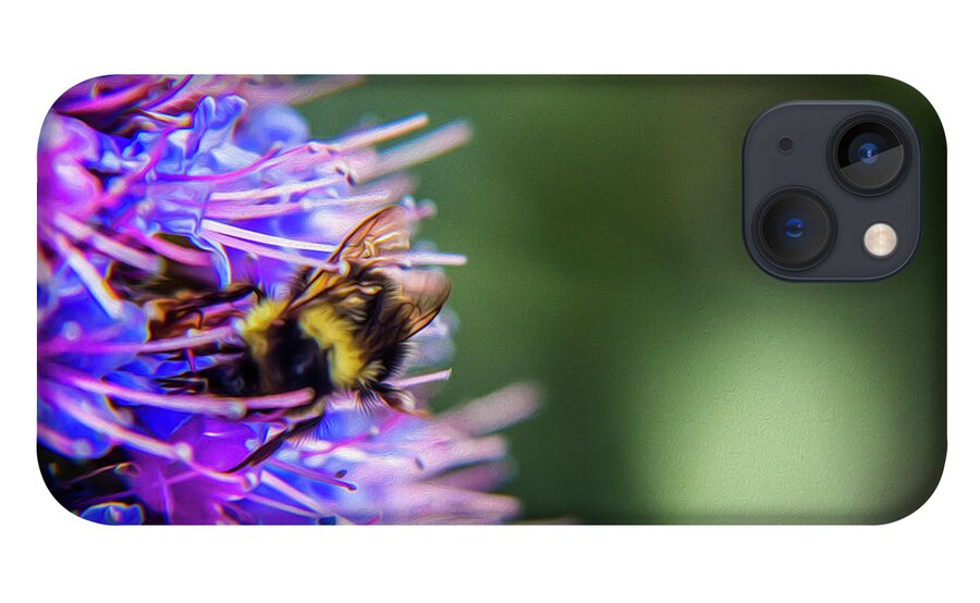 Bee iPhone 13 Case featuring the photograph Busy bee 2 by Stuart Manning