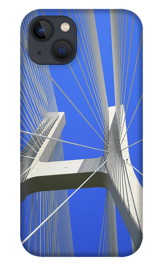 Pole iPhone 13 Case featuring the photograph Cable-stayed Bridge by Republica