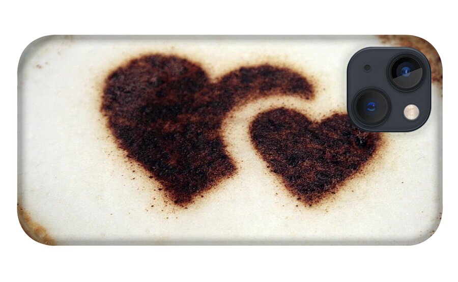 Milk iPhone 13 Case featuring the photograph Cappuccino With Heart by Bob Balmer Images
