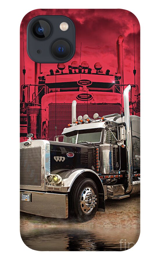 Big Rigs iPhone 13 Case featuring the photograph Catr9546-19 by Randy Harris