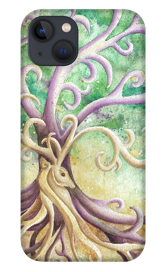 Celtic iPhone 13 Case featuring the painting Celtic Culture by Lori Taylor