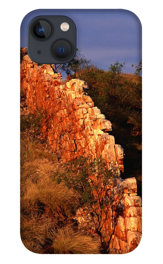 Grass iPhone 13 Case featuring the photograph China Wall, Halls Creek, Kimberley by Oliver Strewe