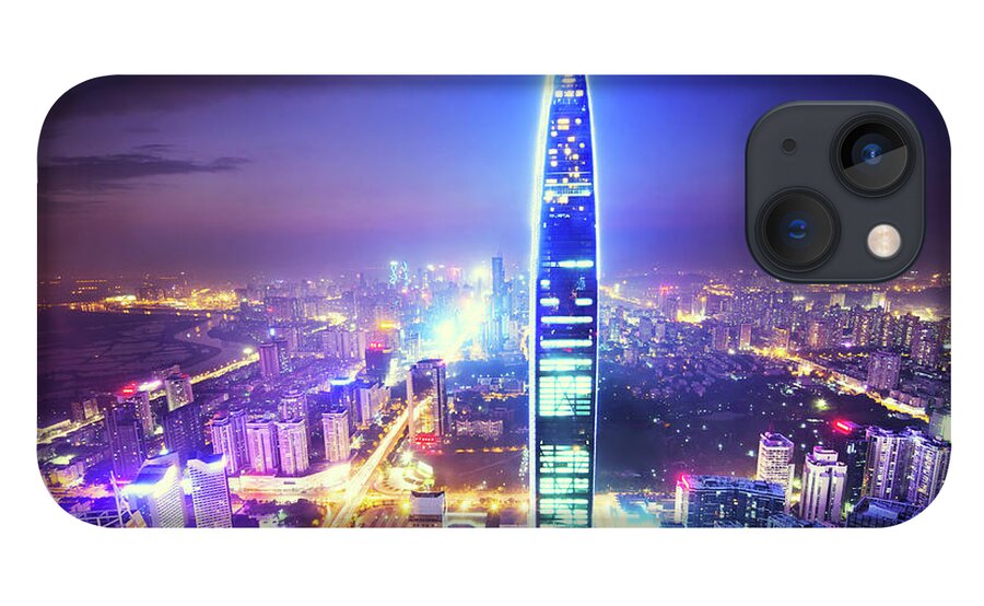 Chinese Culture iPhone 13 Case featuring the photograph Chinas Megacity Shenzhen by Nikada