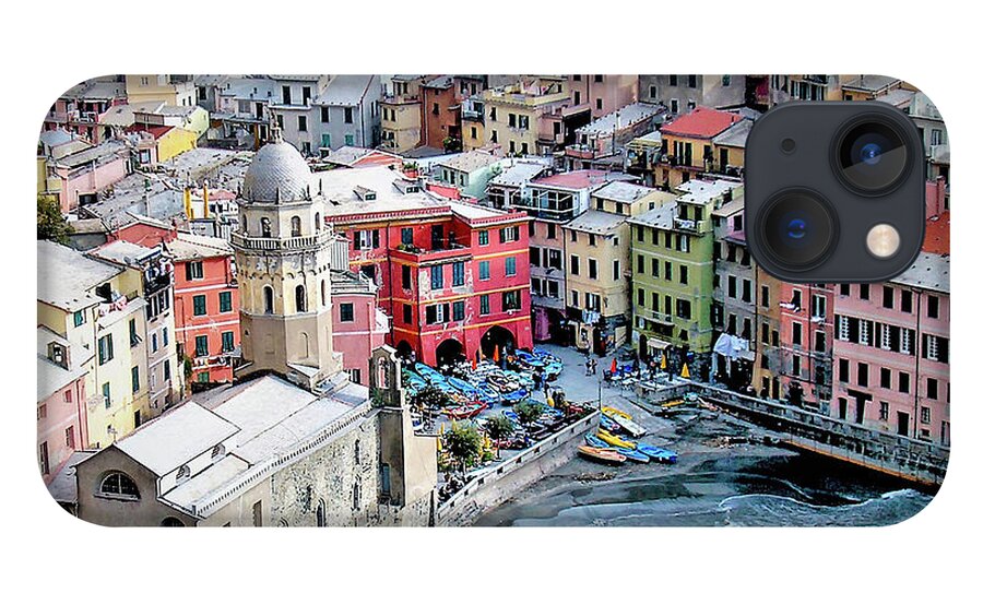 Italy iPhone 13 Case featuring the photograph Cinque Terre, Italy by Leslie Struxness