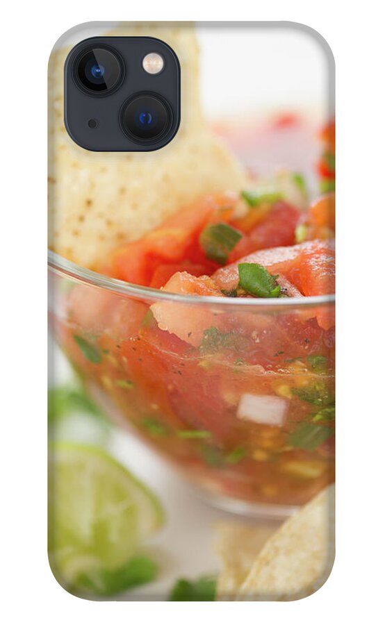 Close-up iPhone 13 Case featuring the photograph Close Up Of Salad In Bowl, Studio Shot by Jamie Grill