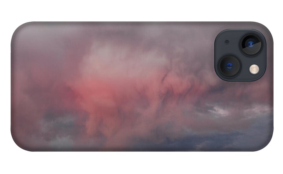Pink iPhone 13 Case featuring the photograph Whispy Pink Cloud by Kathleen Gauthier