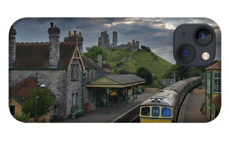 Dorset iPhone 13 Case featuring the photograph Corfe Castle Station by Laurence Cartwright Photography